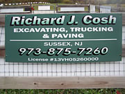 Richard J. Cosh Excavating, Paving and Trucking - Sussex, NJ